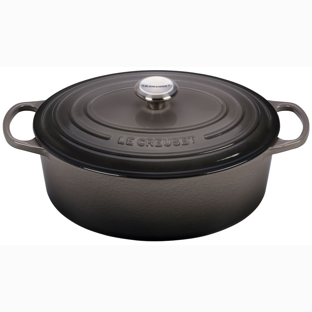 Le Creuset Oval Dutch Oven , Oyster - Image 0