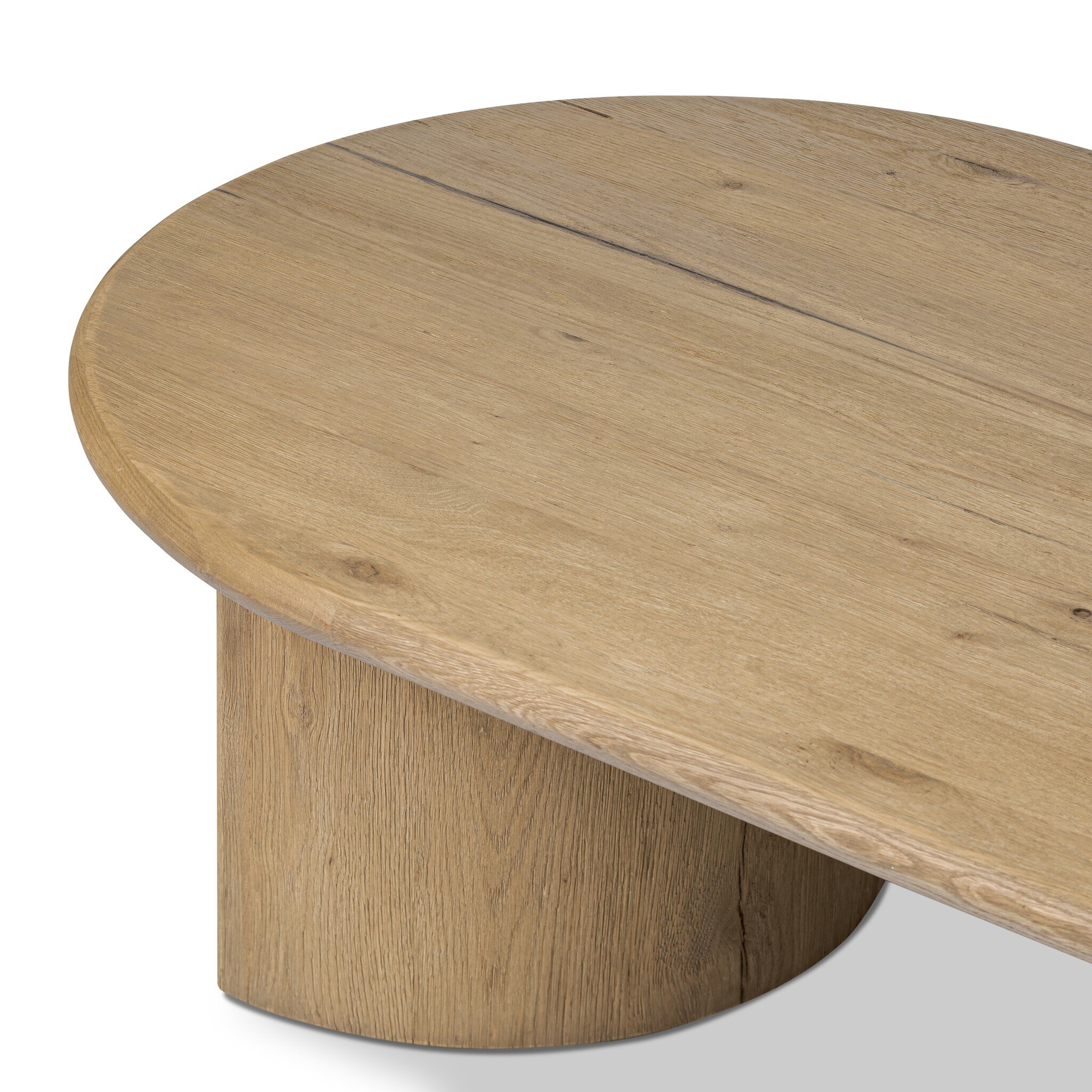 Paden Large Coffee Table - Worn Oak Veneer - Image 4