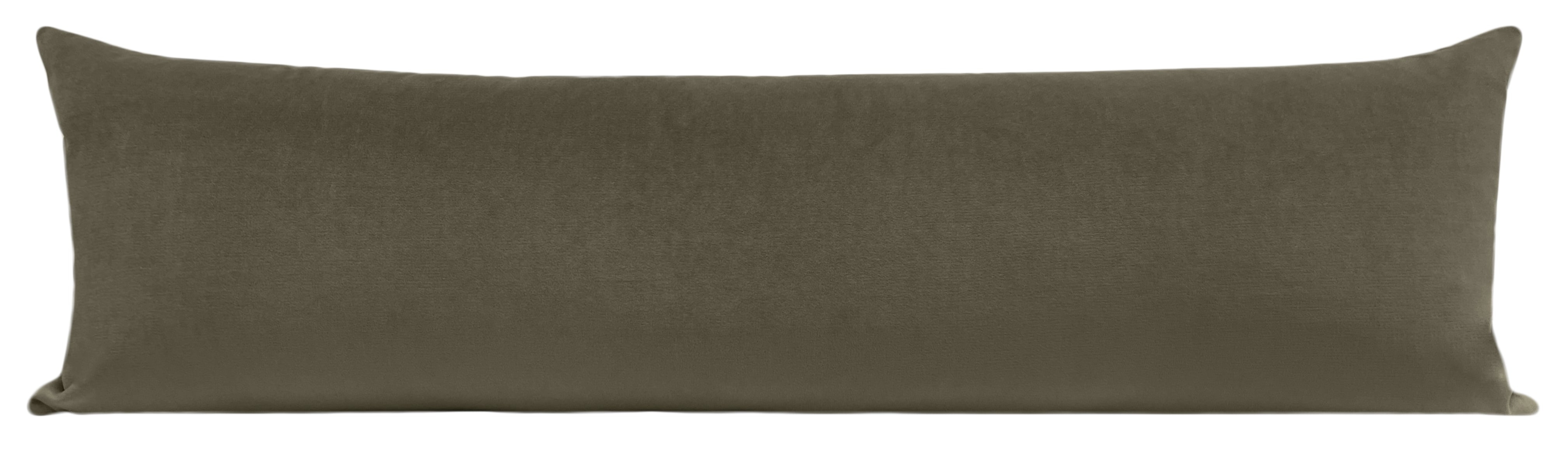 THE XL LUMBAR :: SOCIETY VELVET // GREY - 14" X 48" - Image 3