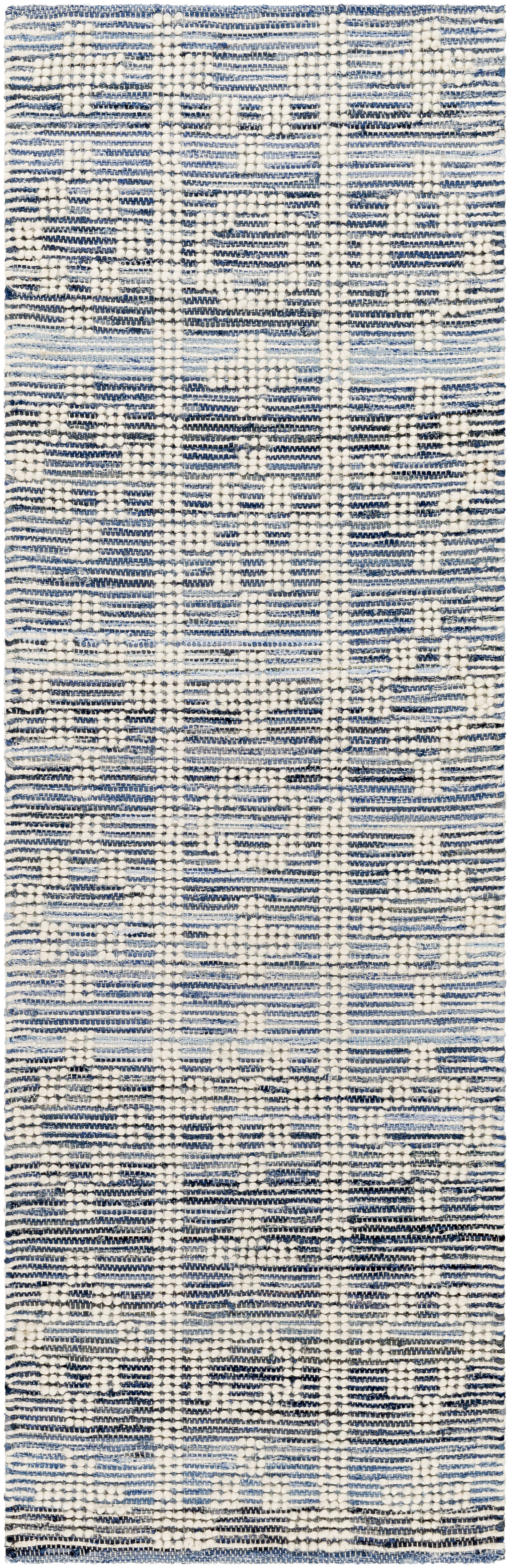 Nadine Beige Indoor 2'6" x 8' Handmade Rug - Image 0