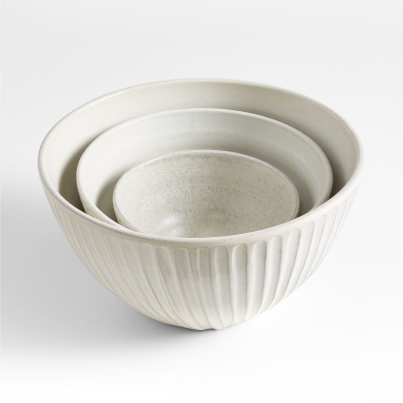 Caramel Ceramic Mixing Bowls by Gaby Dalkin, Set of 3 - Image 2