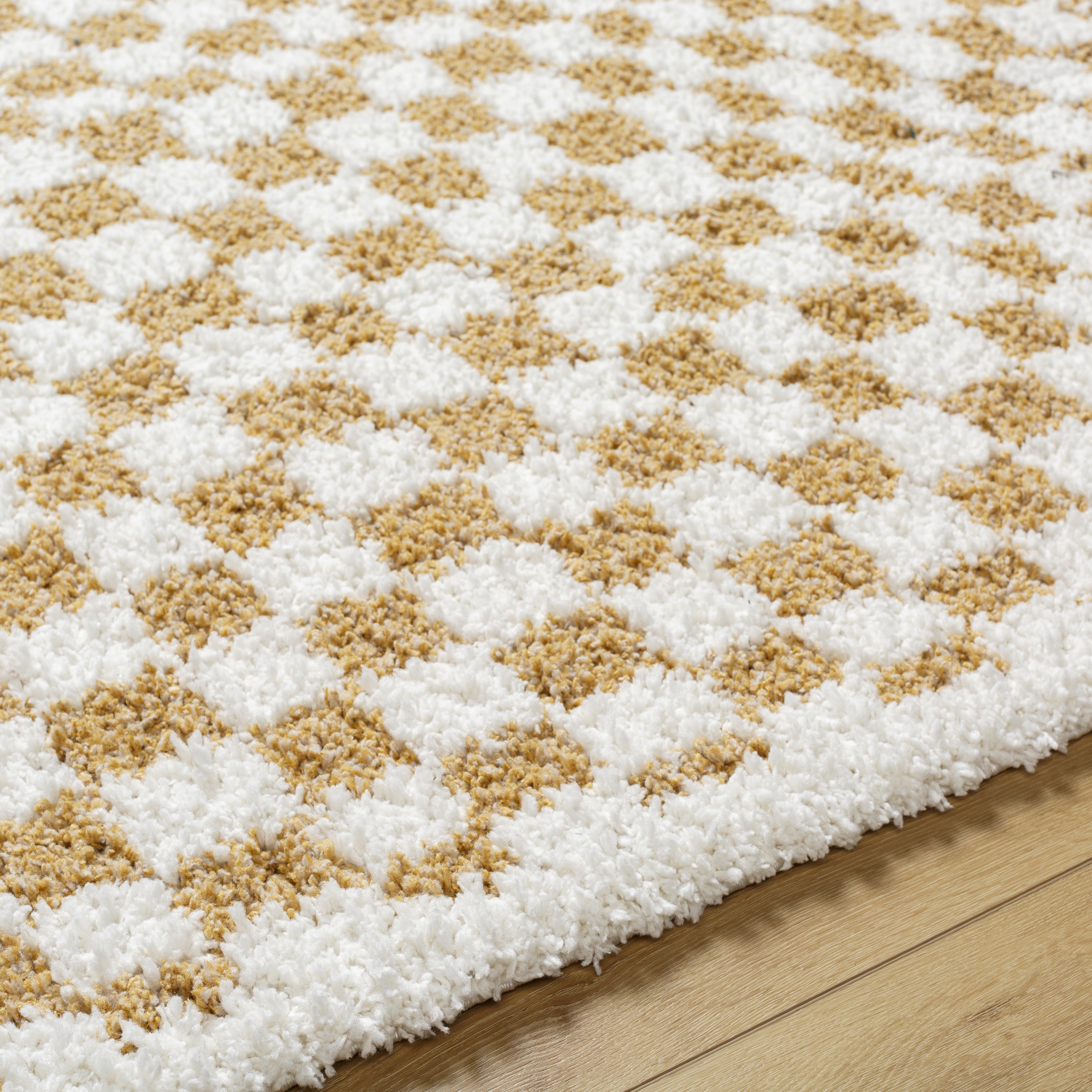 Birmingham Beige Indoor 5'3" x 7' Machine Woven Rug - Image 3