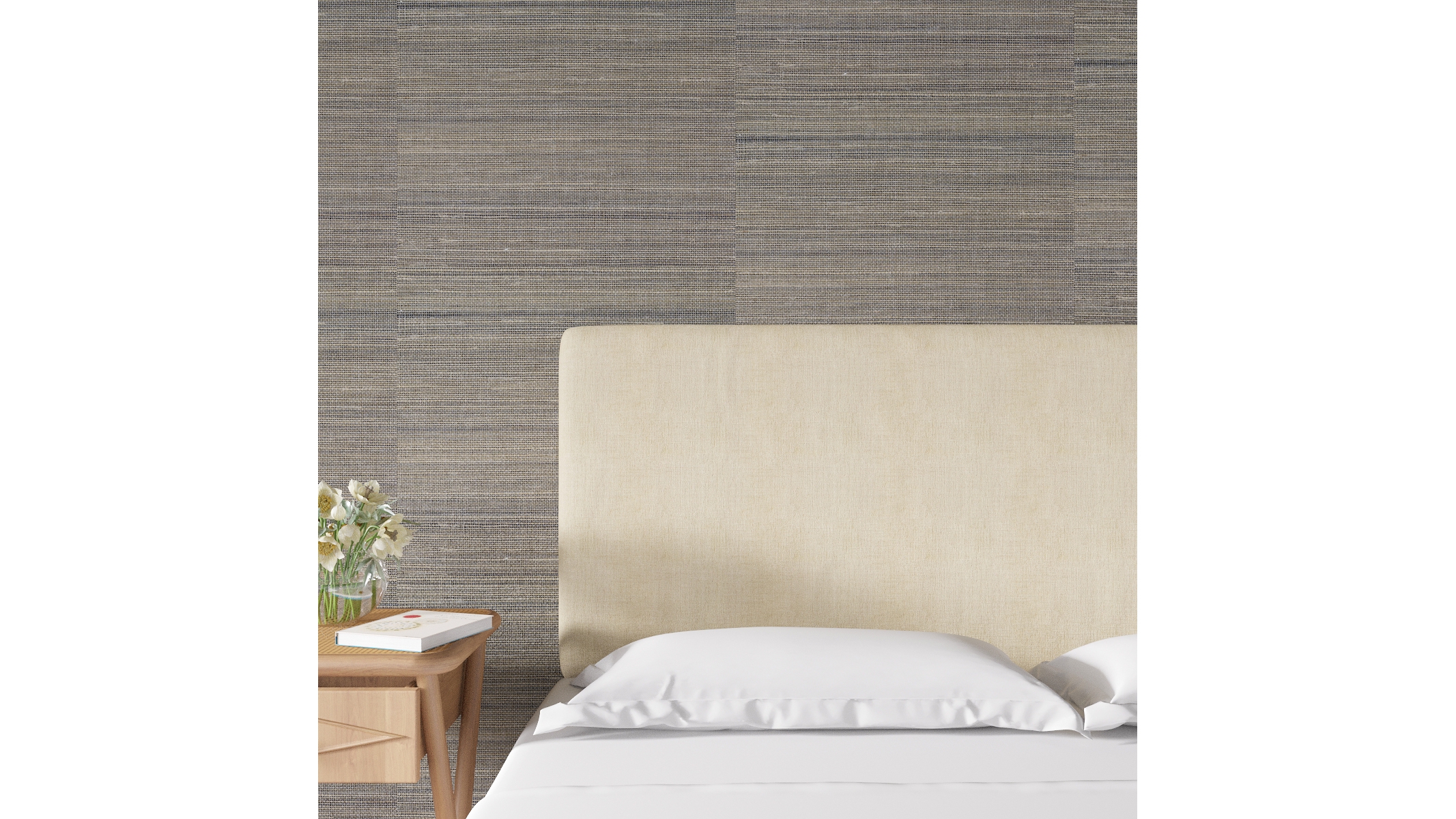 Grasscloth Wallpaper, Bark Grasscloth - Image 2