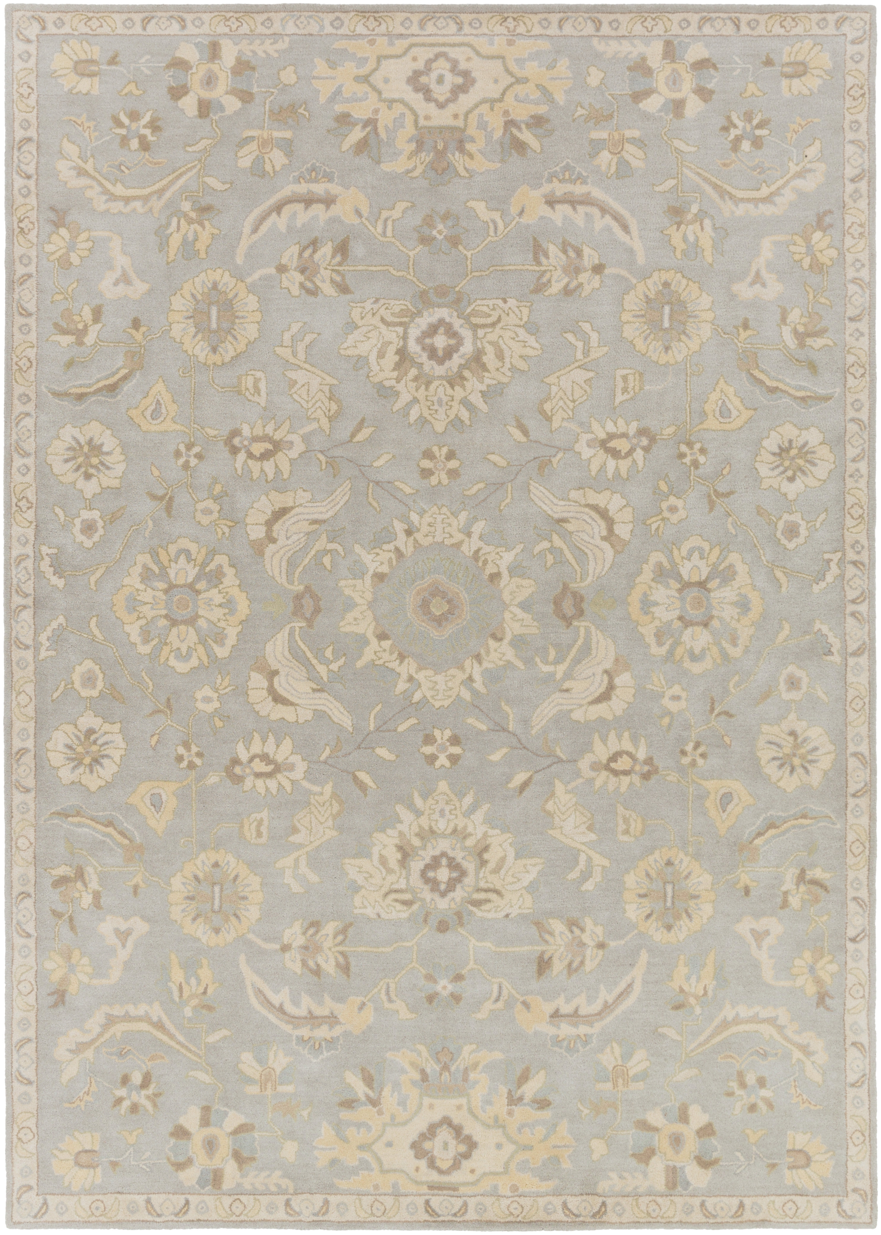 Caesar Beige Indoor 9' x 12' Handmade Rug - Image 0