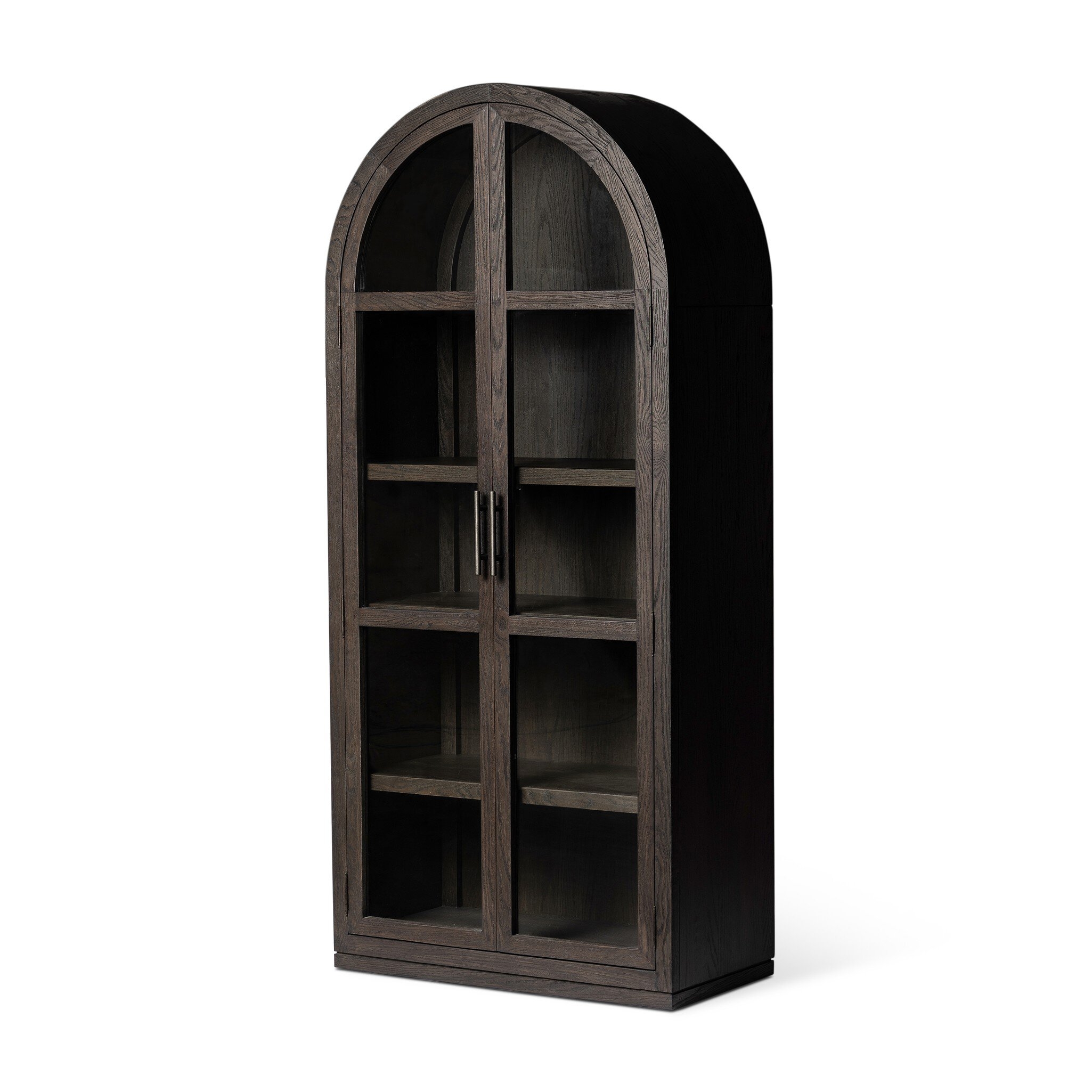 Hepburn Cabinet - Dark Anthracite Oak Veneer - Image 1