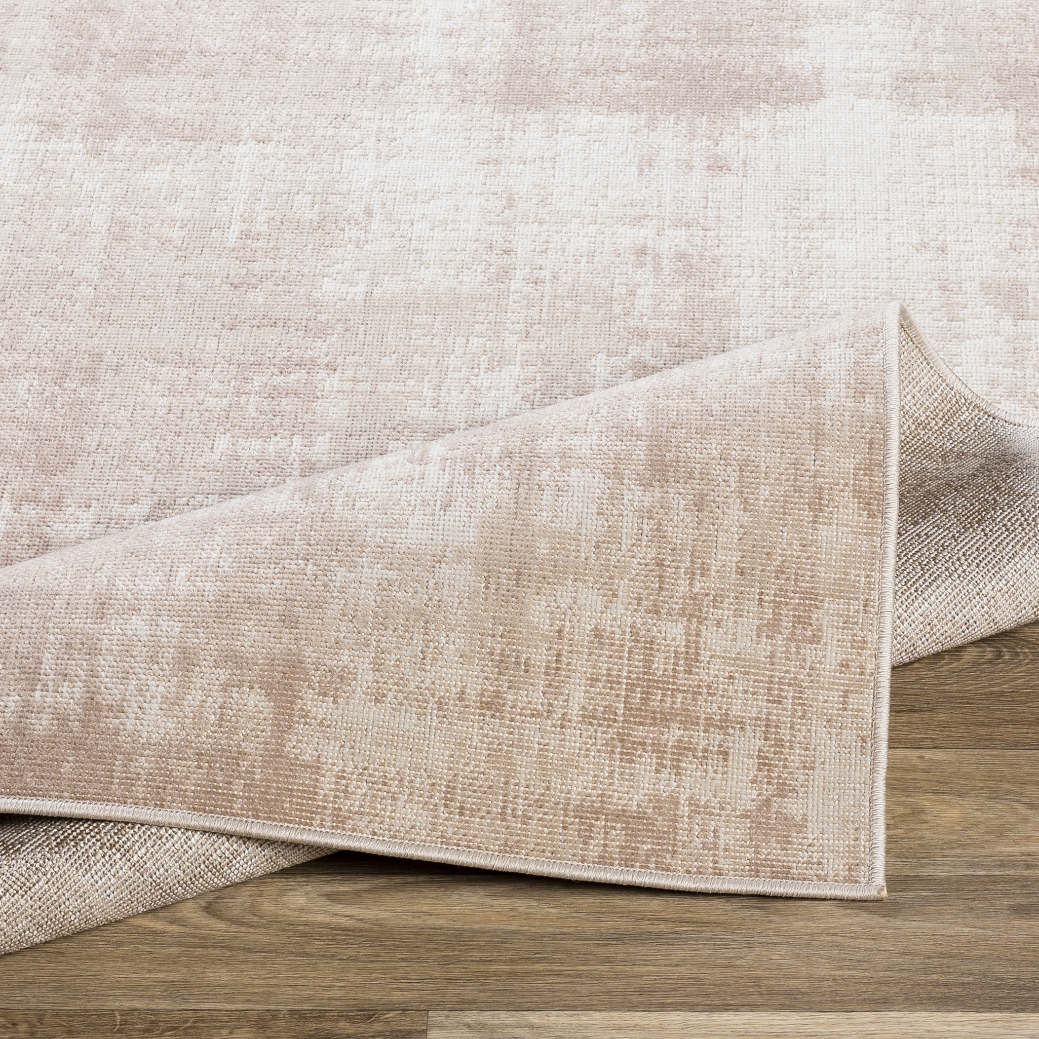 Rafetus Brown Indoor 2' x 2'11" Machine Woven Rug - Image 4