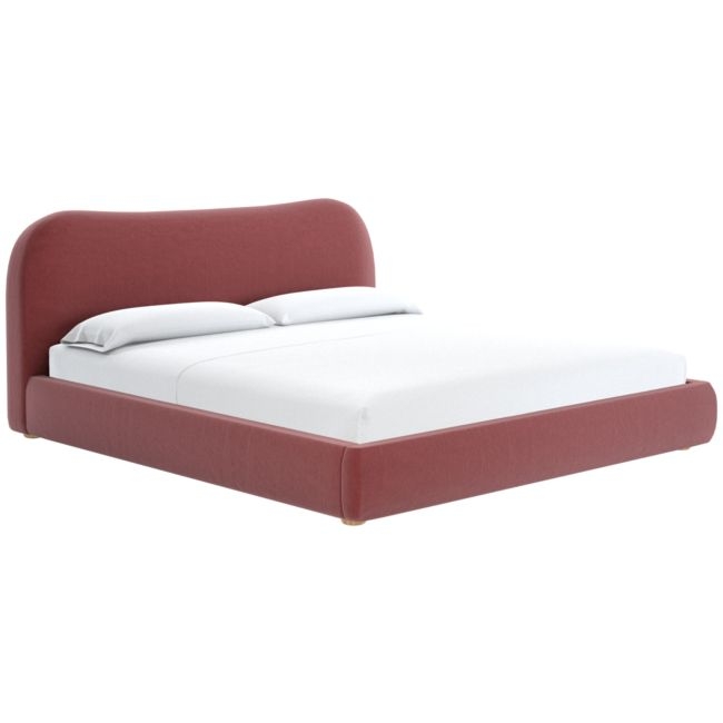 Diana King Bed Luca Rose - Image 0