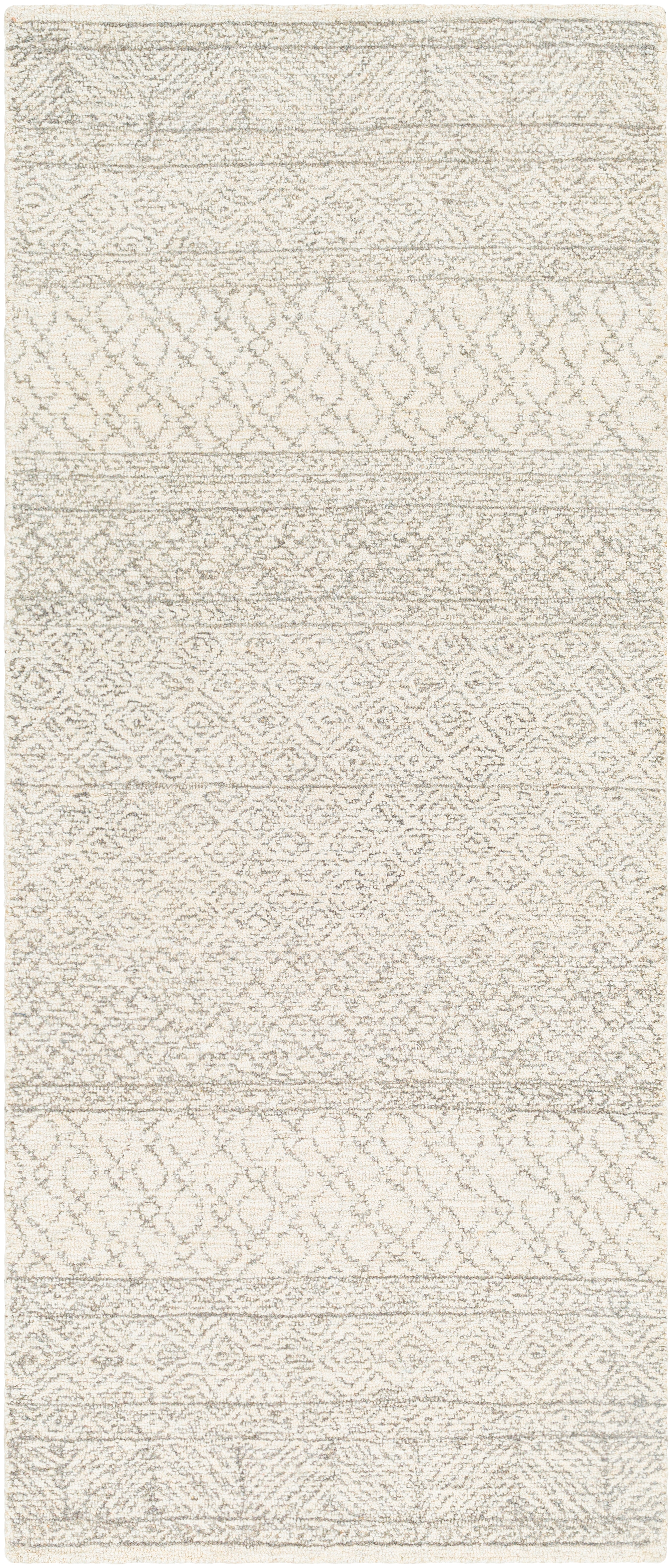 Maroc Beige Indoor 3' x 12' Handmade Rug - Image 0