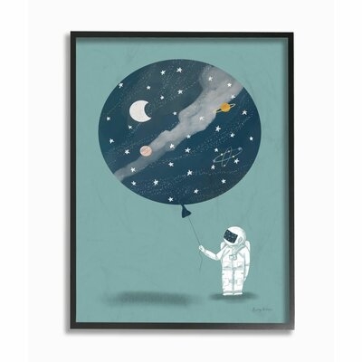 Brancaster Space Astronaut Drawing Kids Wall Décor - Image 0