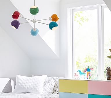 Colorful Globe Chandelier - Image 2