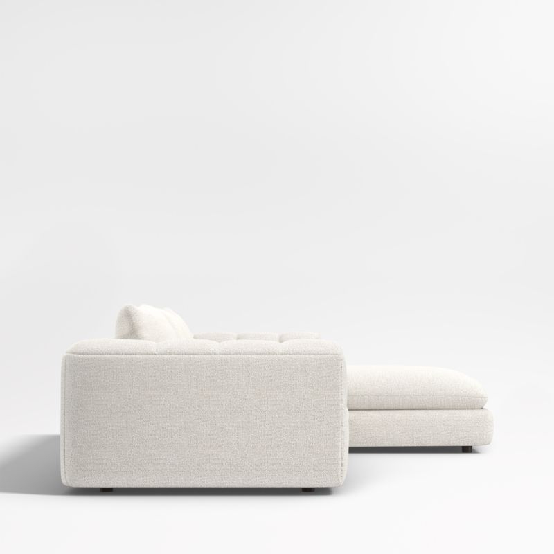 Cambria Bouclé 2-Piece Right-Arm Chaise Sectional Sofa - Image 3