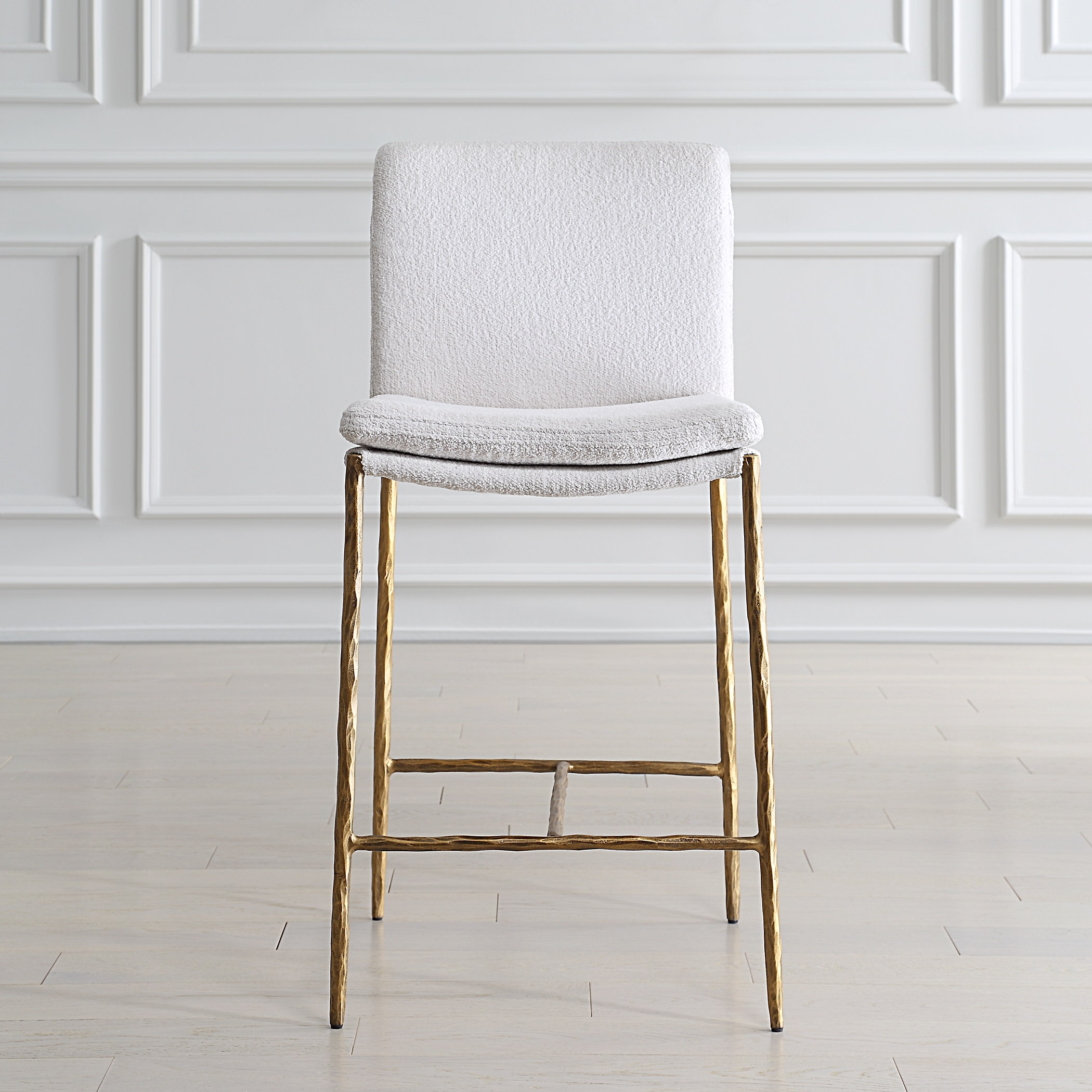 Ascend White Counter Stool - Image 1