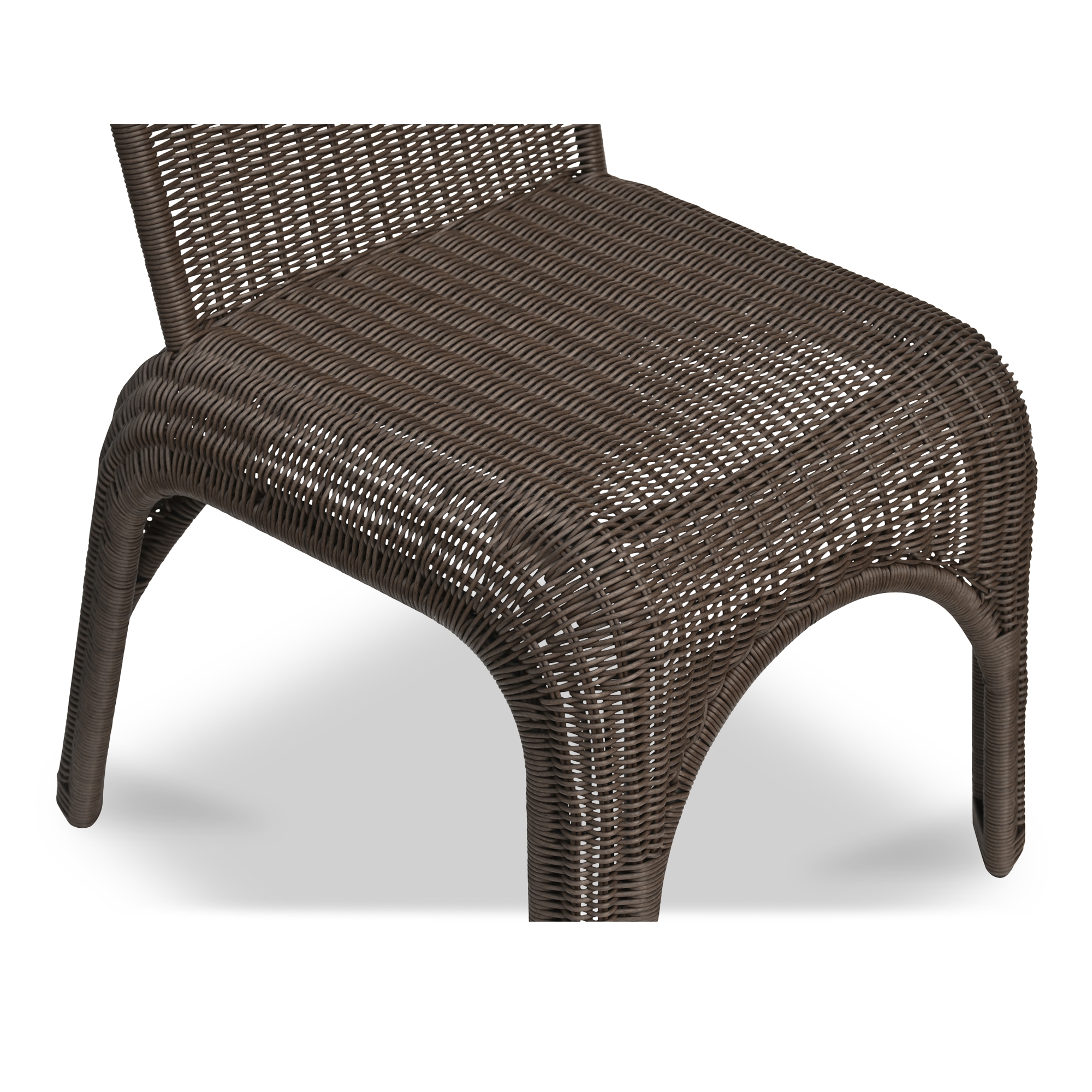 Kendall Outdoor Dining Chair Brown-Set of Two - Image 6