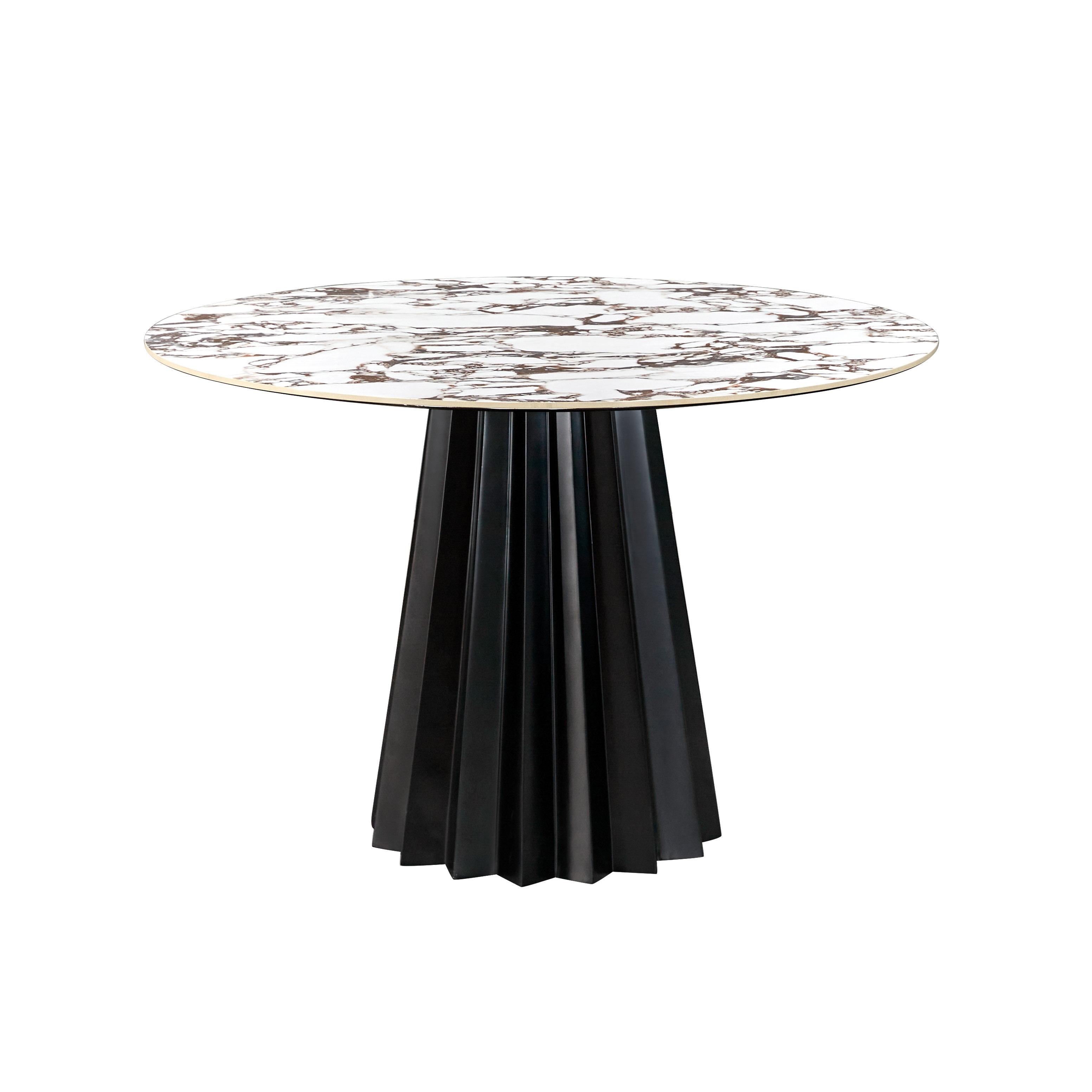 Jimena Marble Ceramic 47" Round Dining Table - Image 0