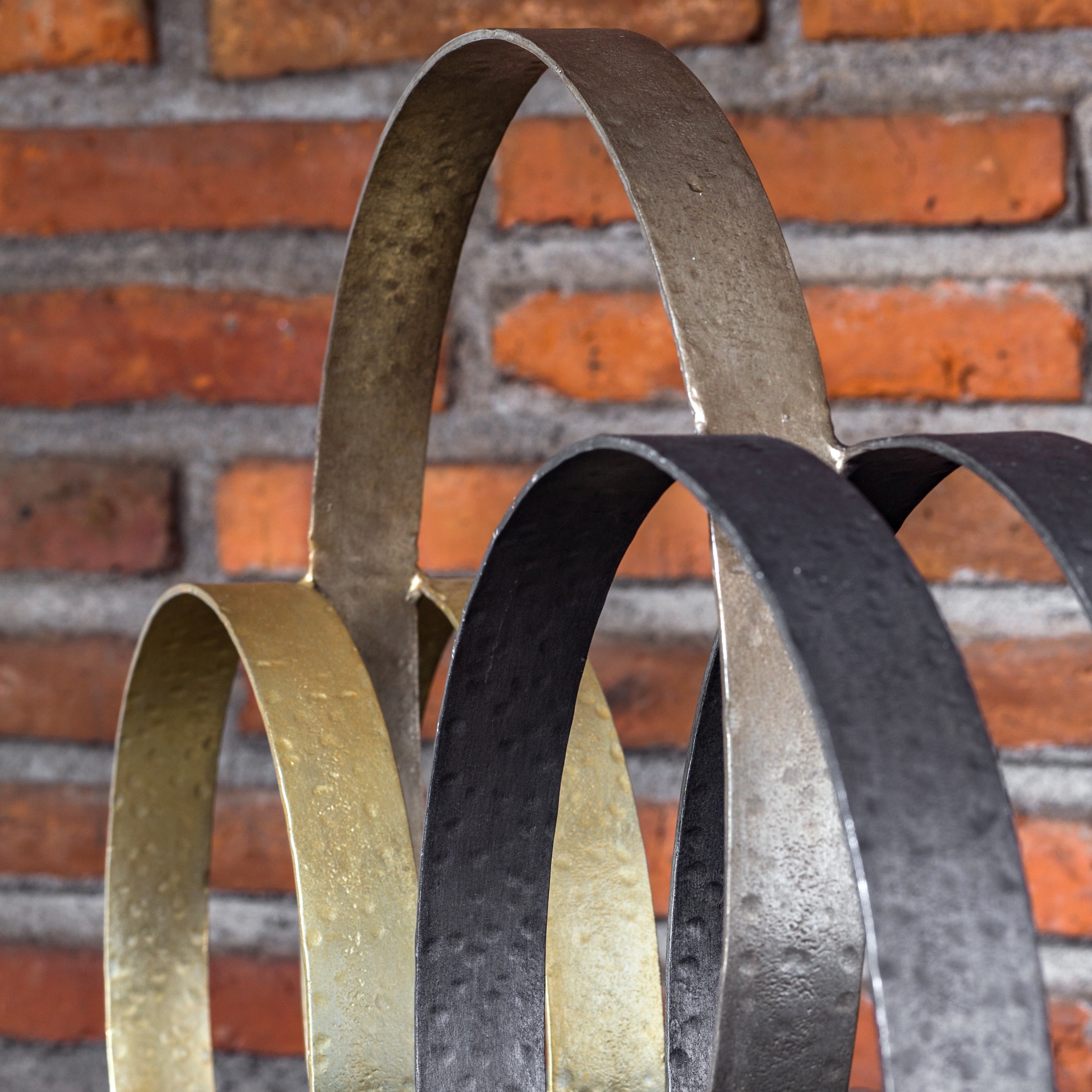 Adilynn Iron Ring Sculpture - Image 1