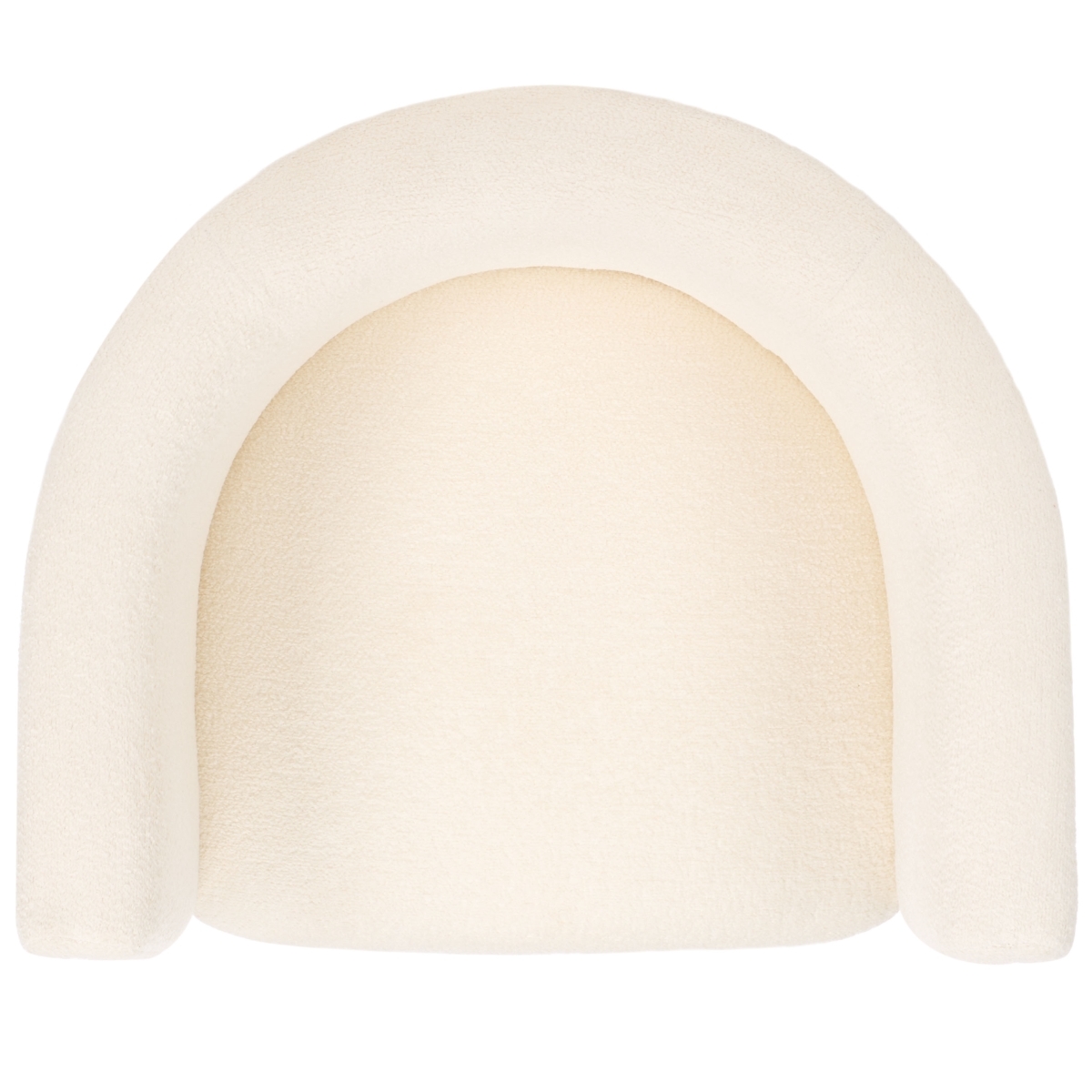 Katemarie Boucle Arm Chair - Ivory/Natural - Image 4