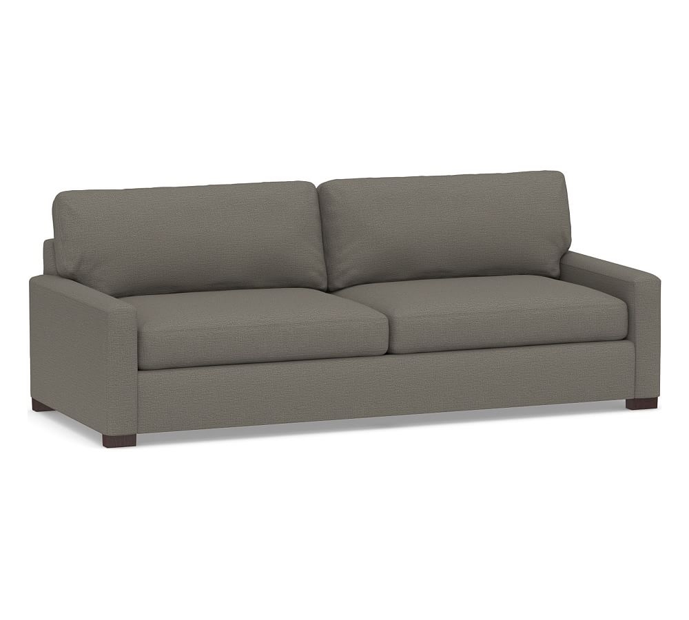 Turner Square Arm Upholstered Grand Sofa 2X2 102.5", Down Blend Wrapped Cushions, Chunky Basketweave Metal - Image 0
