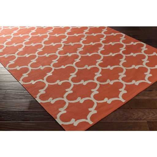 Vogue Red Indoor 2' x 3' Handmade Rug - Image 1