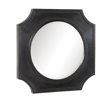 Williamsburg Wall Mirror, Black, 27" X 2" X 27" - Image 0