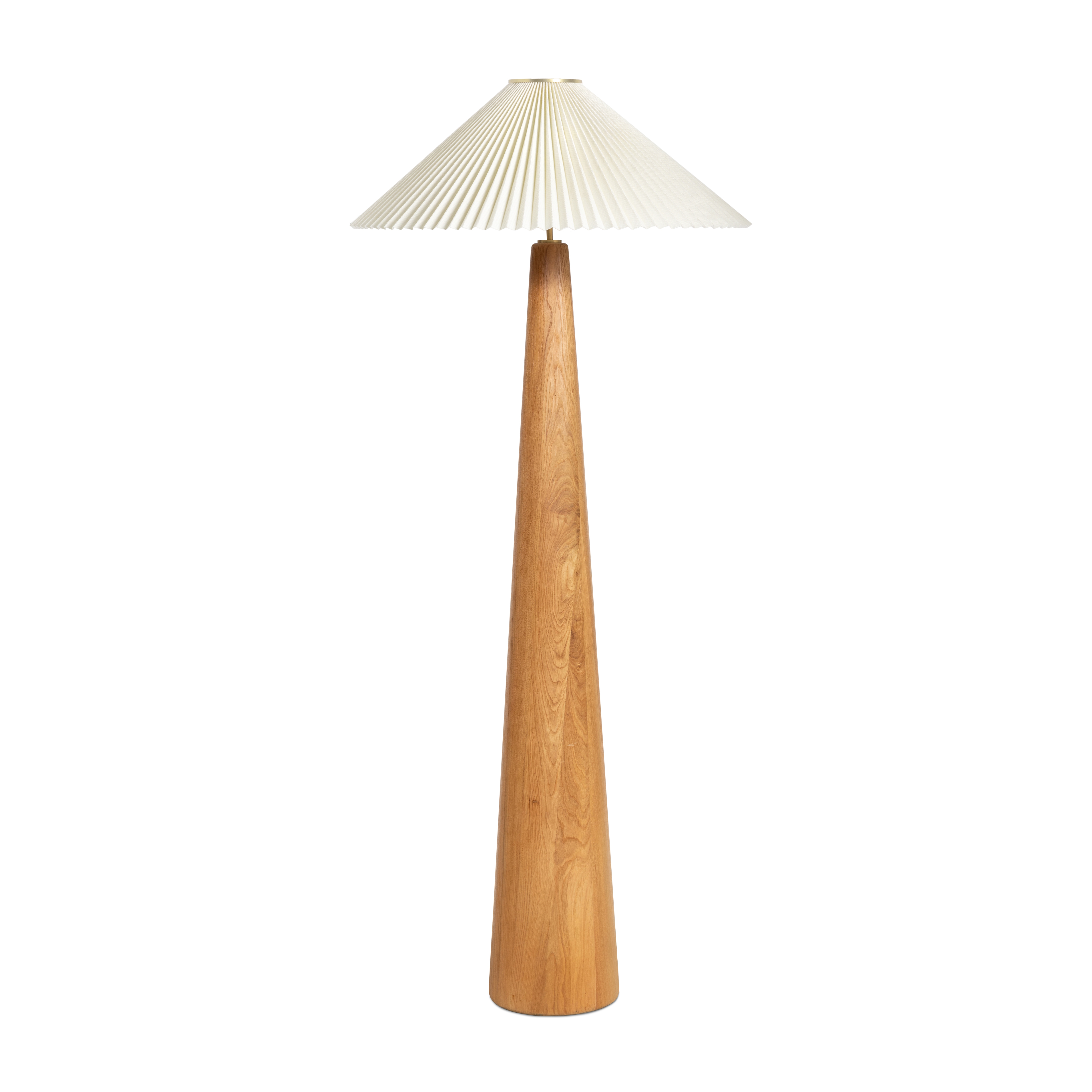Nora Floor Lamp-Light Oak - Image 0