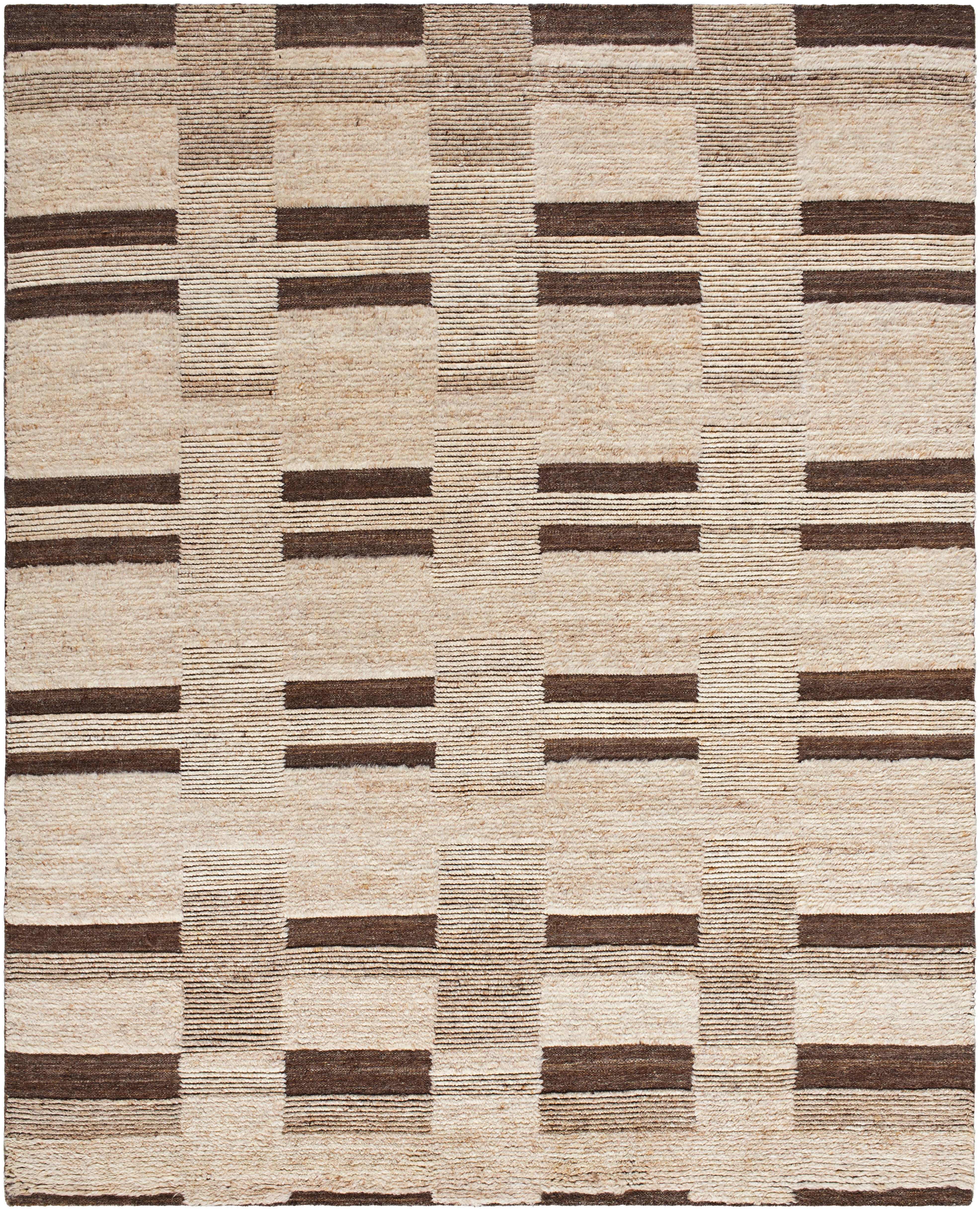 Folklore Beige Indoor 12' x 15' Handmade Rug - Image 0