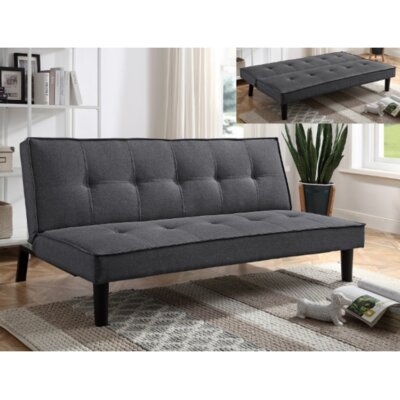Blair Adjustable Dark Grey Sofa - Image 0