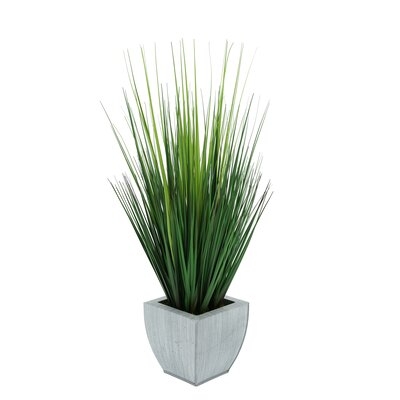 21'' Artificial Reed Grass in Pot - Image 0