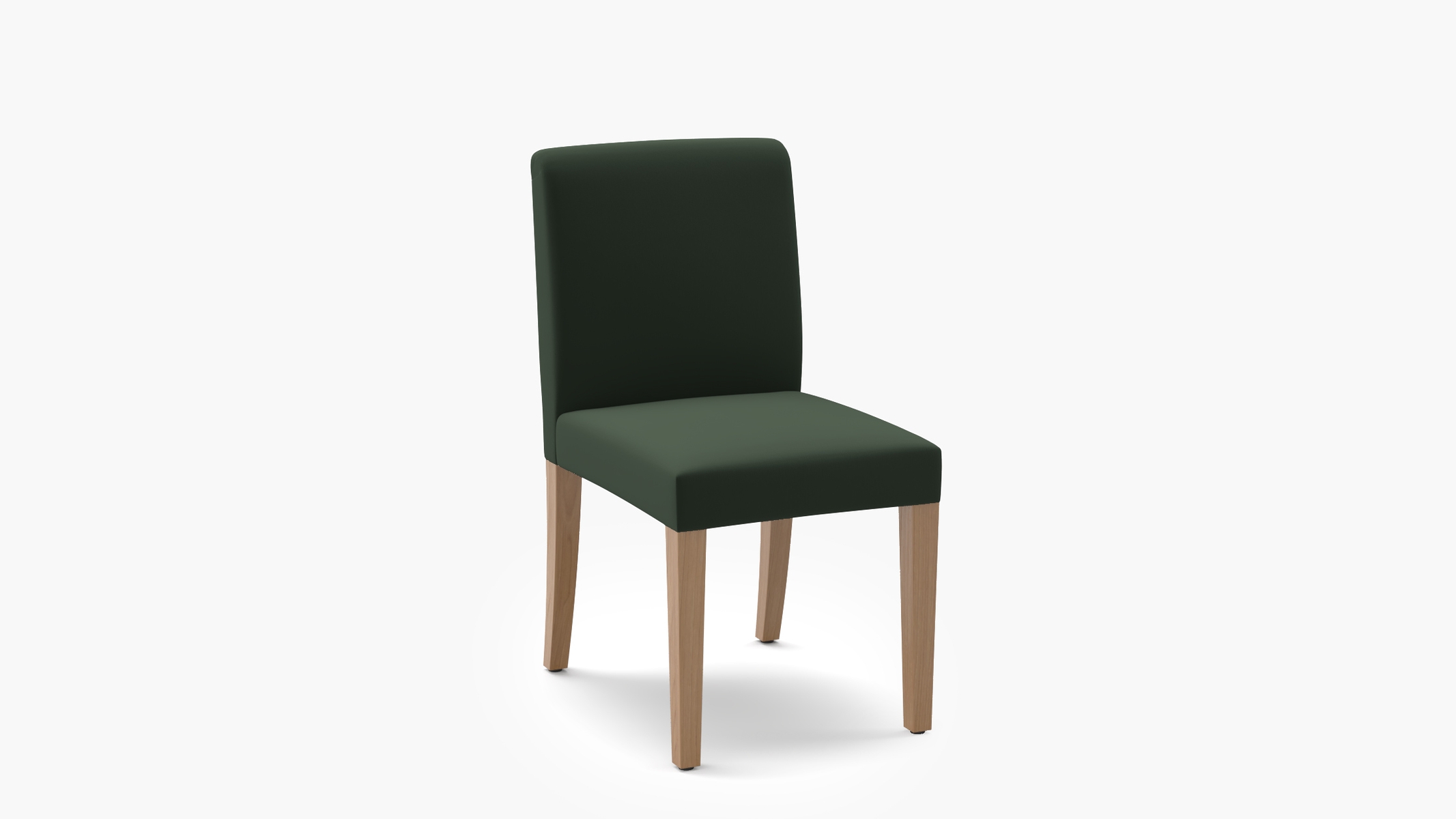 Signature Dining Chair, Essex Performance Velvet, Natural Square Tapered Leg - Image 1