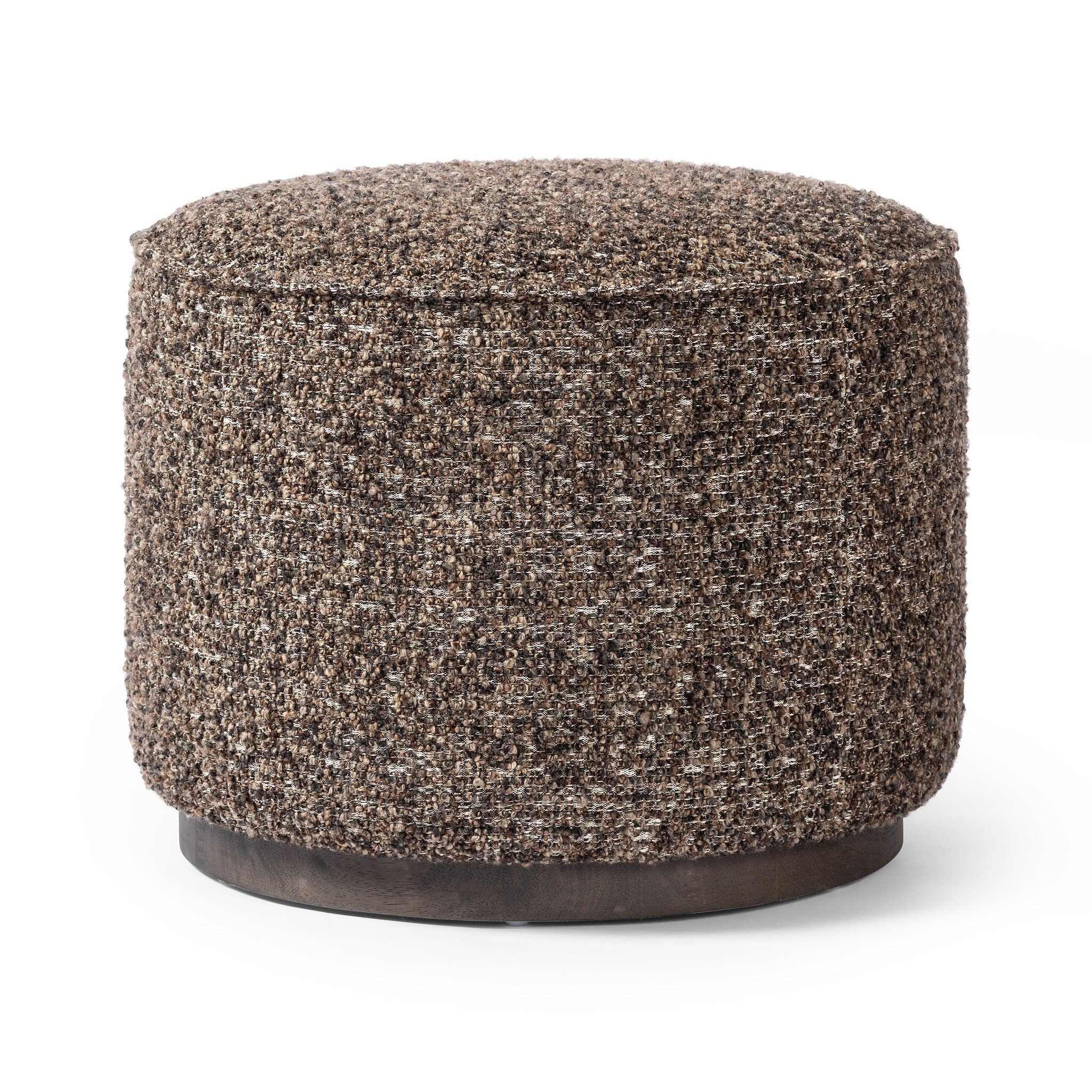 Sinclair Round Ottoman - Ivan Granite - Image 2