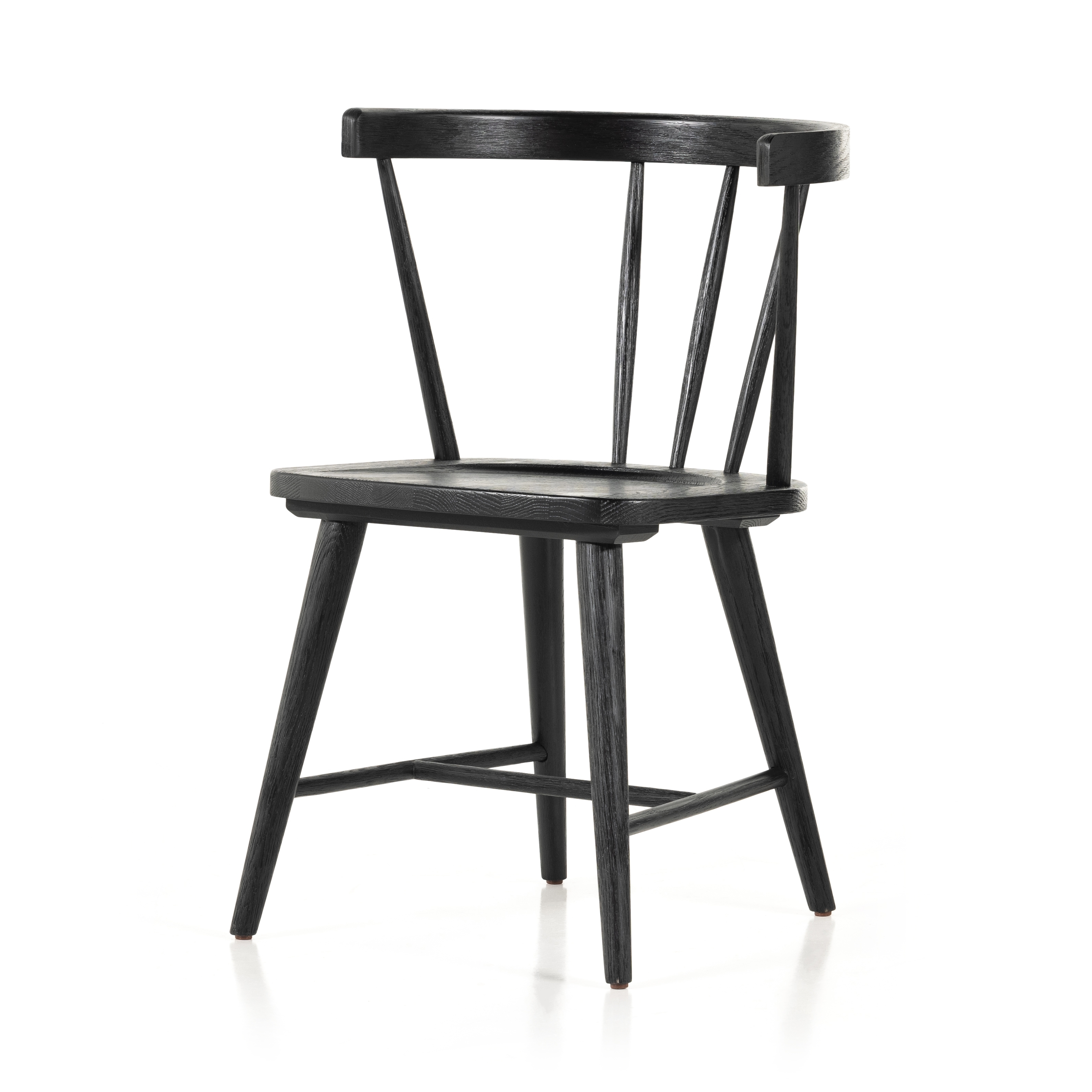 Naples Dining Chair-Black Oak - Image 0