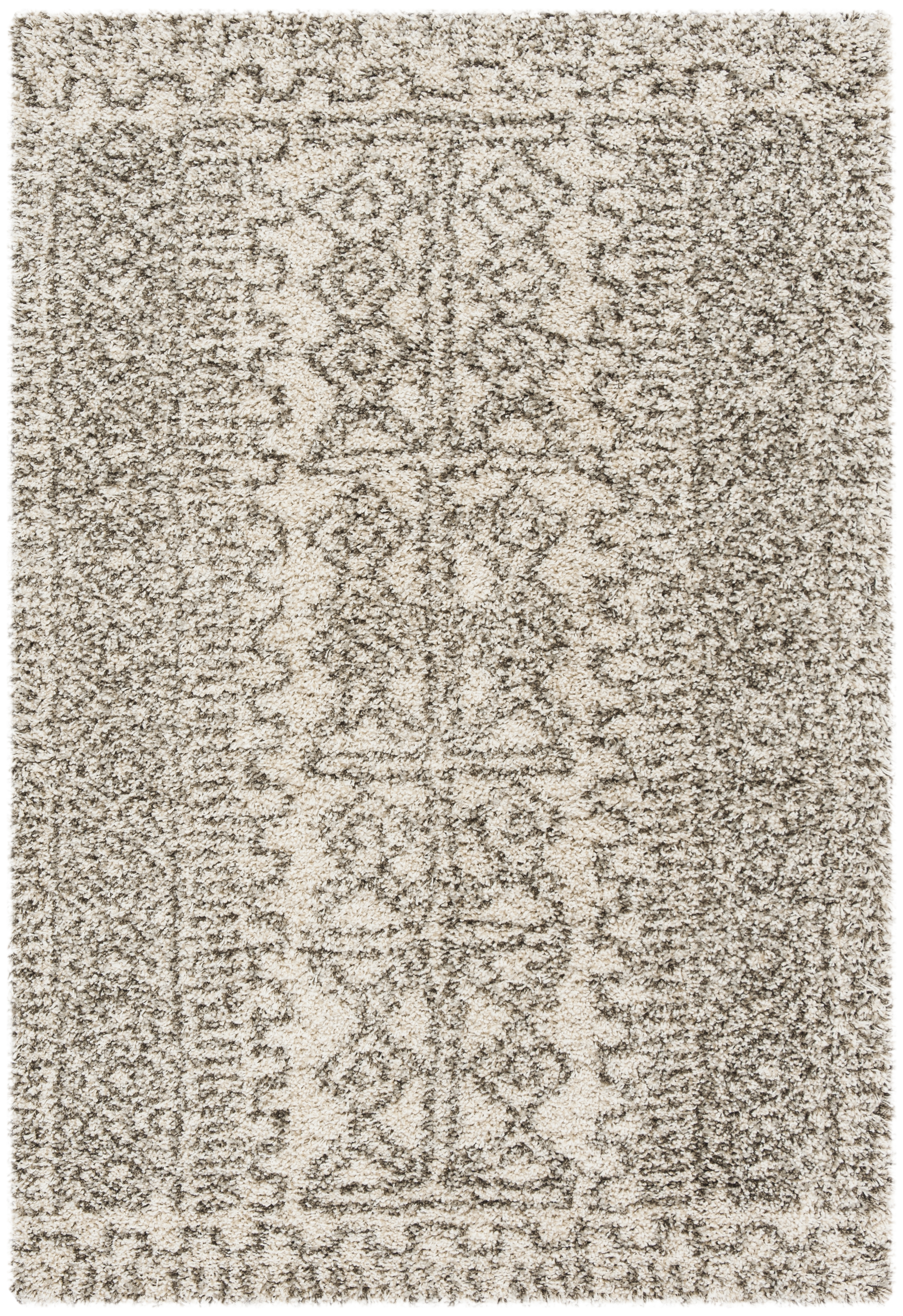 Arlo Home Woven Area Rug, SGH376A, Ivory/Grey,  4' X 6' - Image 0