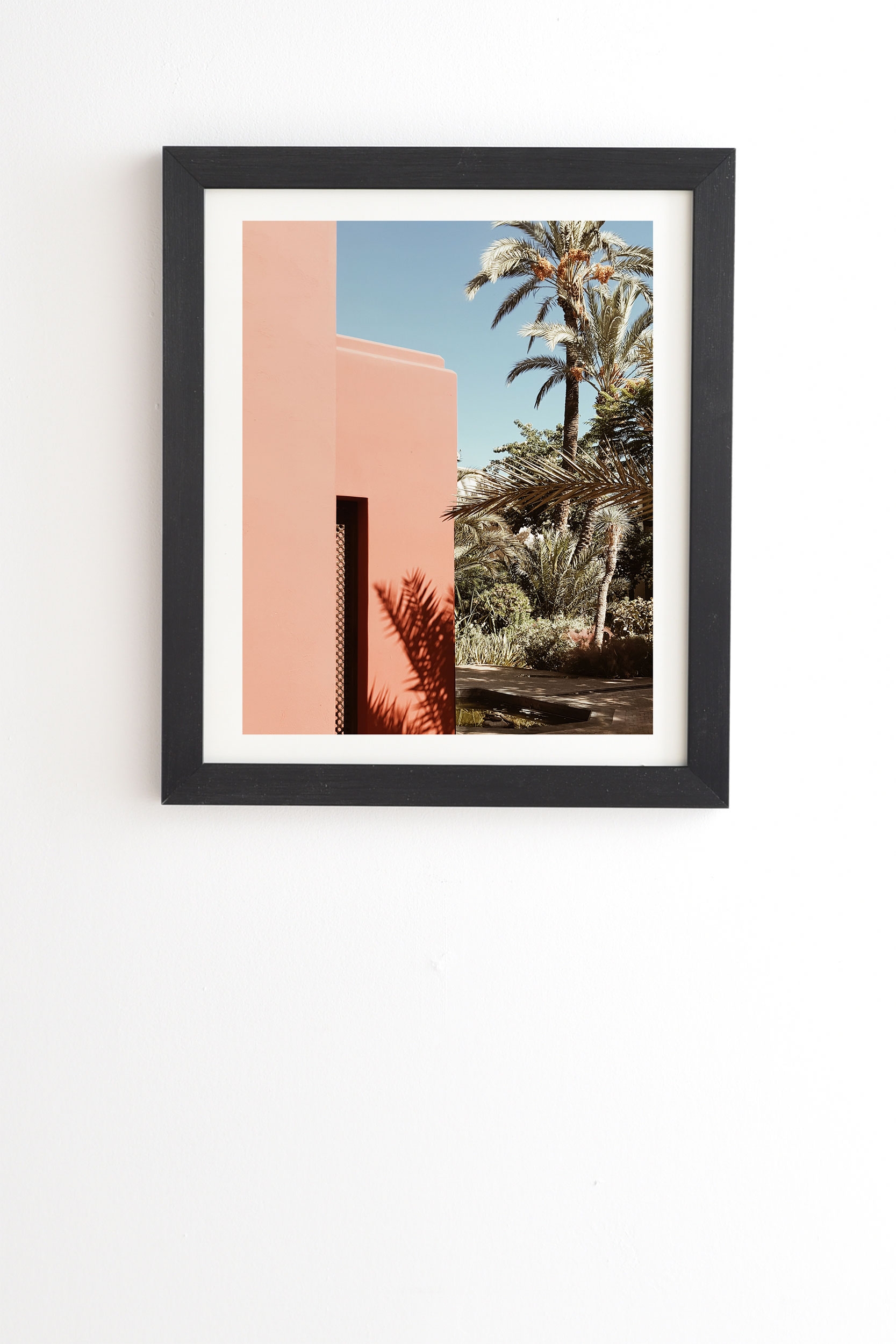 Hacienda by Gale Switzer - Framed Wall Art Basic Black 20" x 20" - Image 0