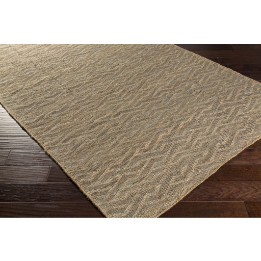 Sparrow Green Indoor 2' x 3' Handmade Rug - Image 1