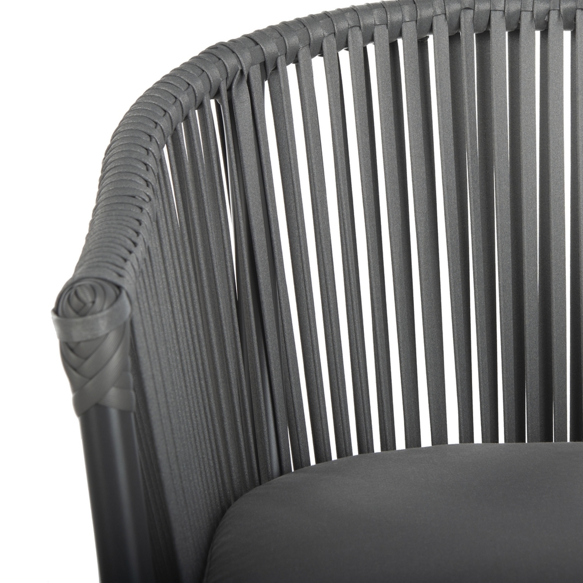 Kofi Rope Chair - Grey - Safavieh - Image 2