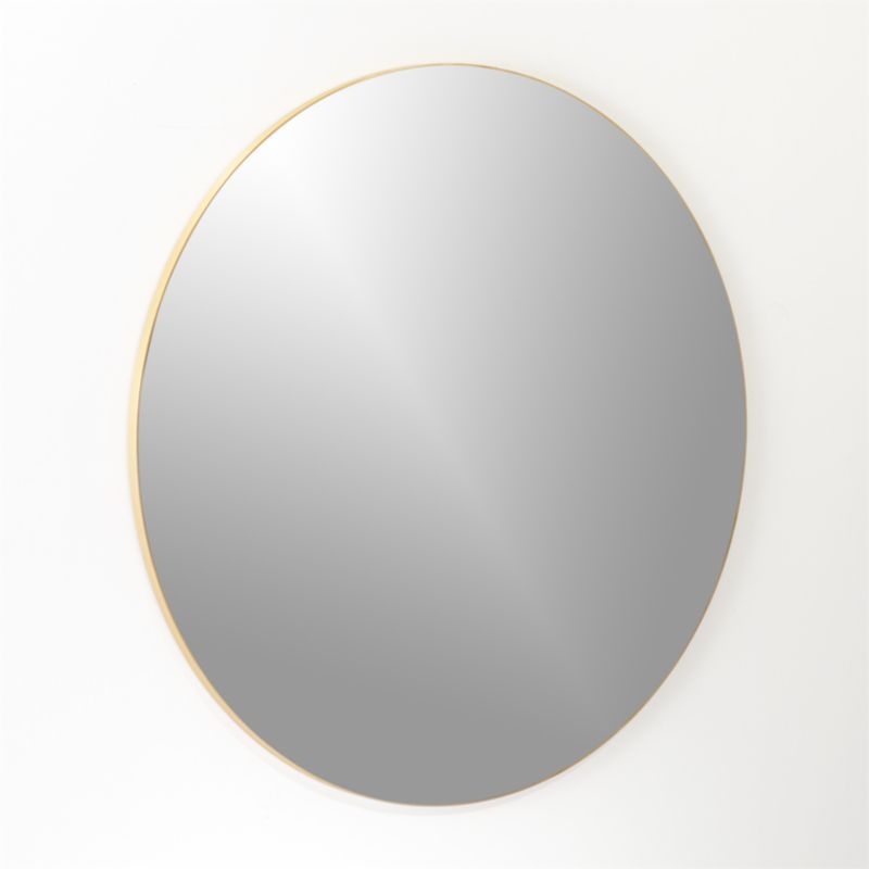 Infinity Brass Round Wall Mirror 48" - Image 1