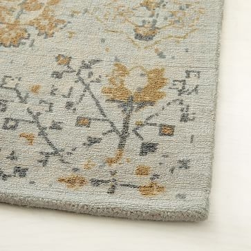 Printed Canopy Rug, 5x8, Frost Gray - Image 1