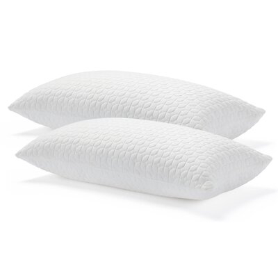 Quinton Medium Fiber and Memory Foam Bed Pillow - Image 0