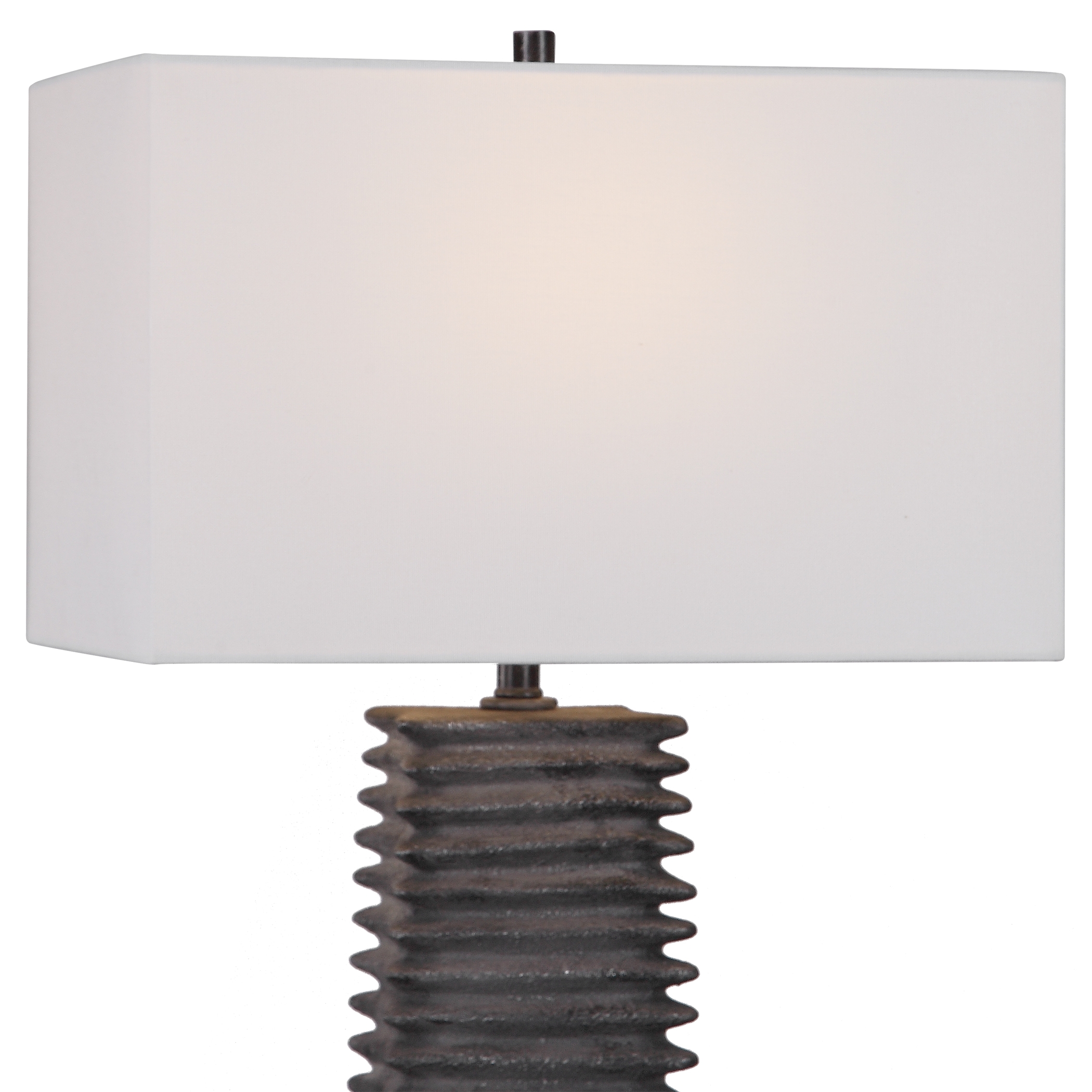 Sanderson Metallic Charcoal Table Lamp - Image 3