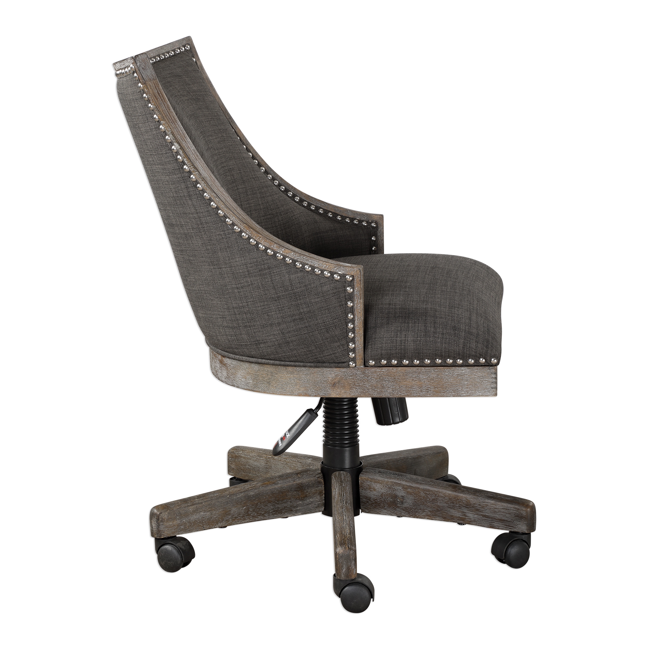 Aidrian Charcoal Desk Chair - Image 6
