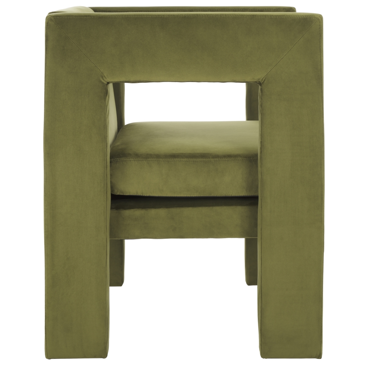 Vidar Accent Chair - Olive Green - Safavieh - Image 7