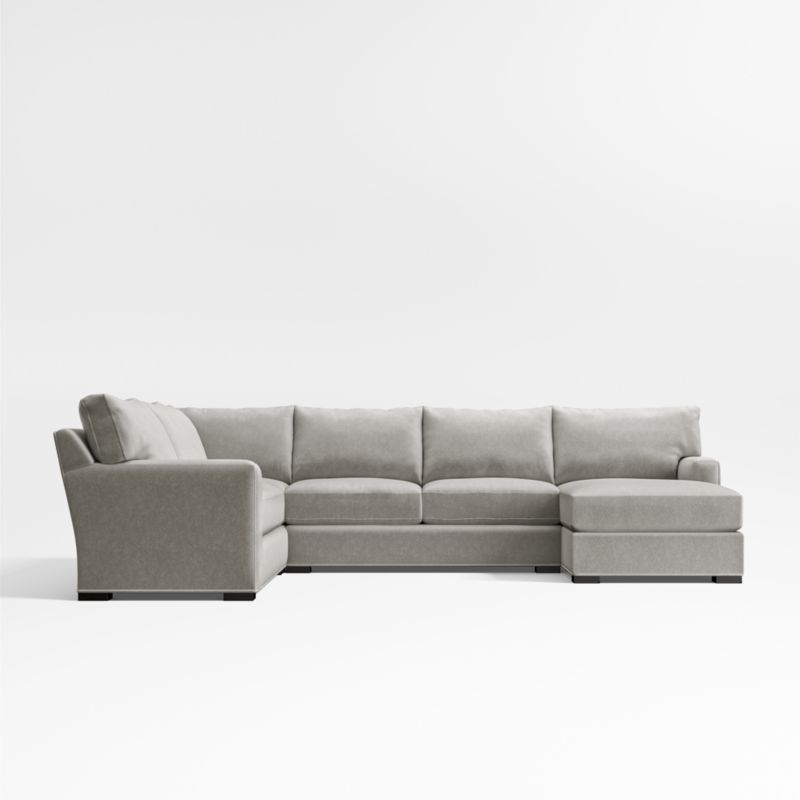 Axis Classic 4-Piece L-Shaped Sectional Sofa with Chaise Lounge - Image 2