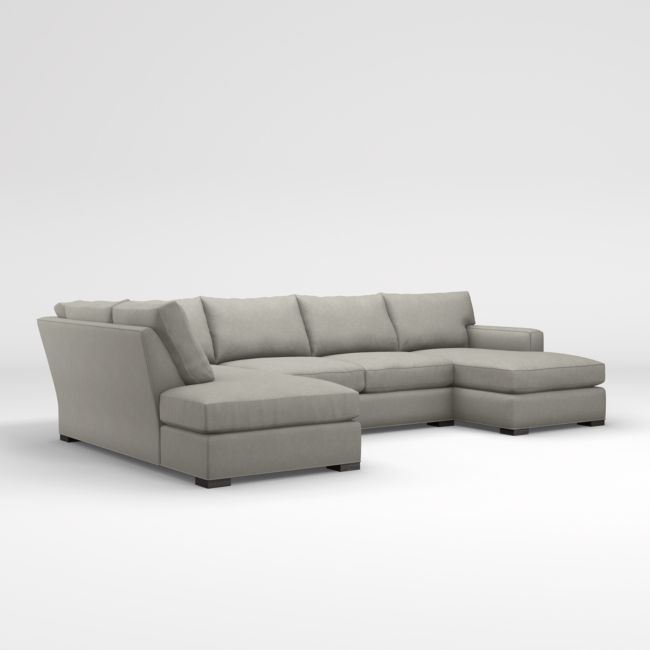 Axis 3-Piece U-Shaped Sectional Sofa with Left-Arm Corner Bumper - Image 0