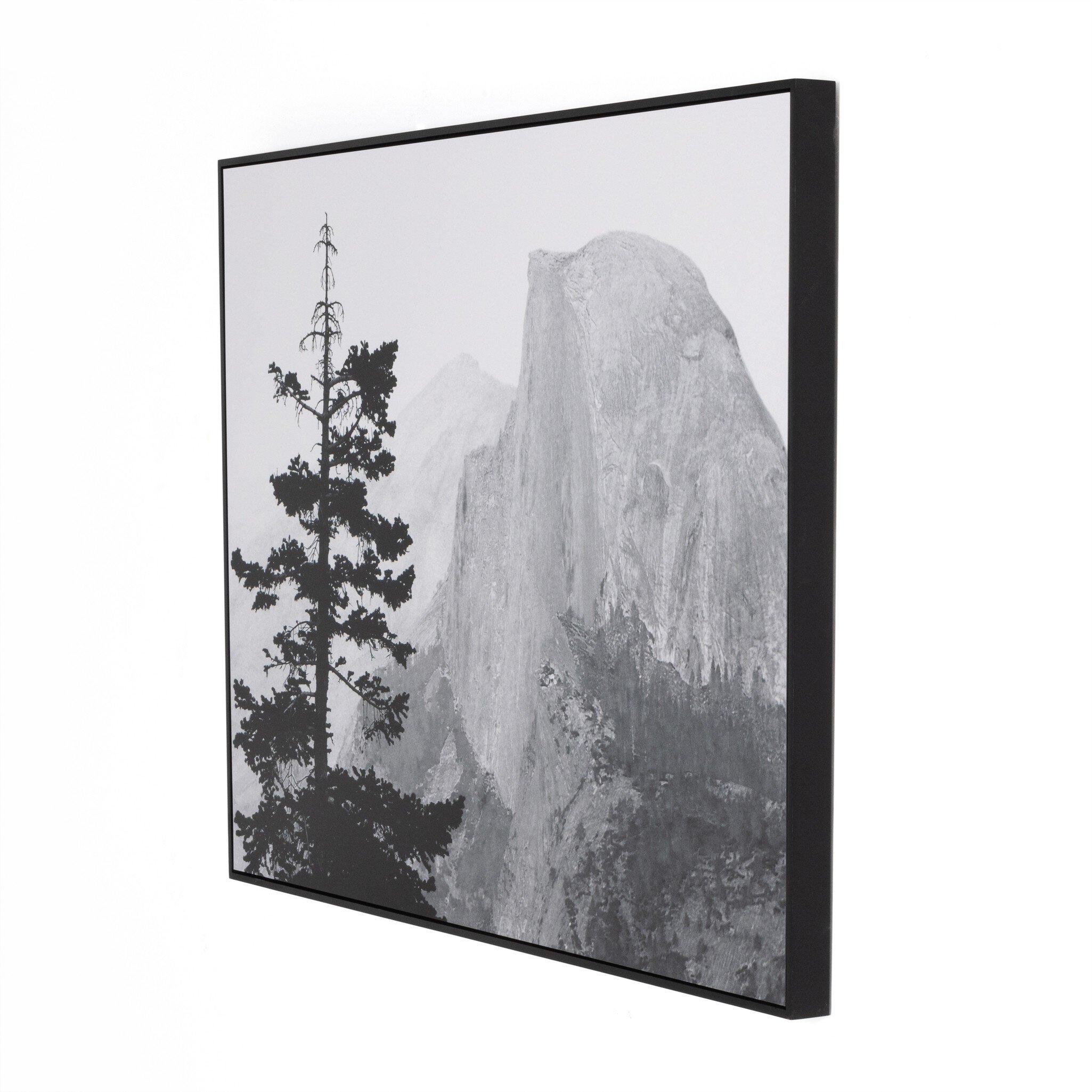 Half Dome From Glacier Point by Getty Images - Black Maple Floater - Image 2