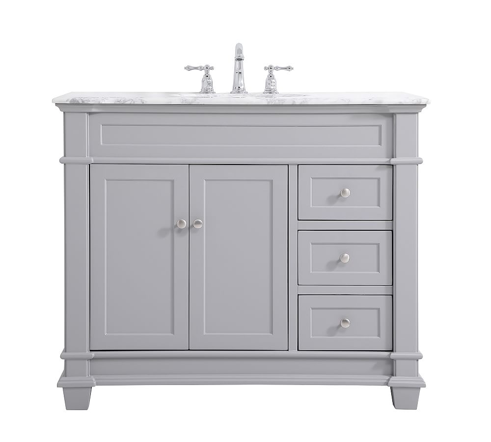 Gray Engel Single Sink Vanity, 42" - Image 0