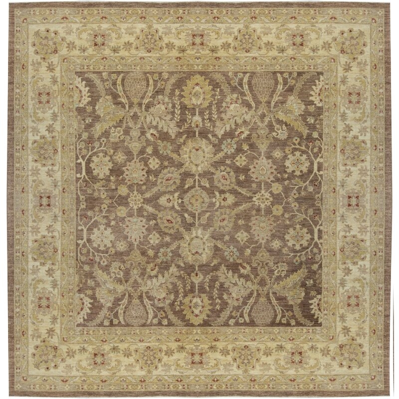 Bokara Rug Co., Inc. Hand-Knotted High-Quality Light Brown and Beige Area Rug - Image 0