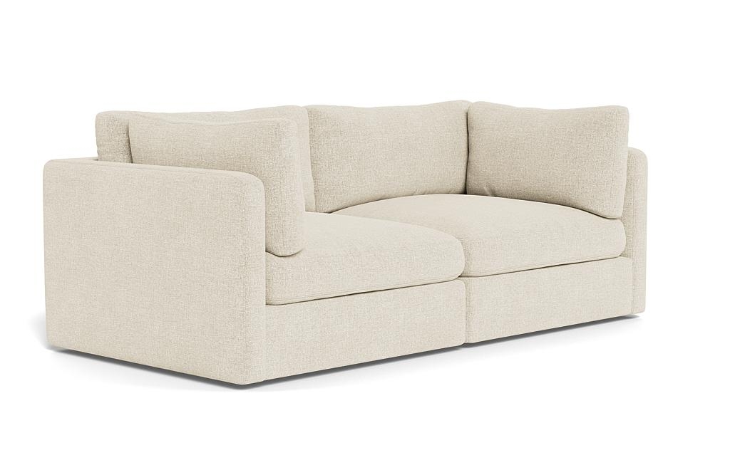 Tatum Modular Fabric Loveseat - Image 1