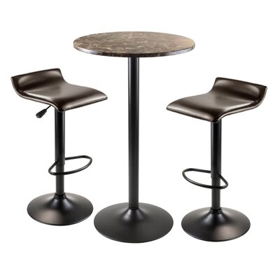 Hasegawa 3 - Piece Counter Height Dining Set - Image 0