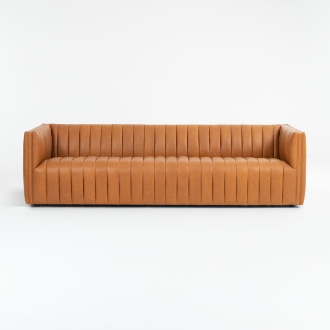 Cosima Leather Sofa 97" - Image 0