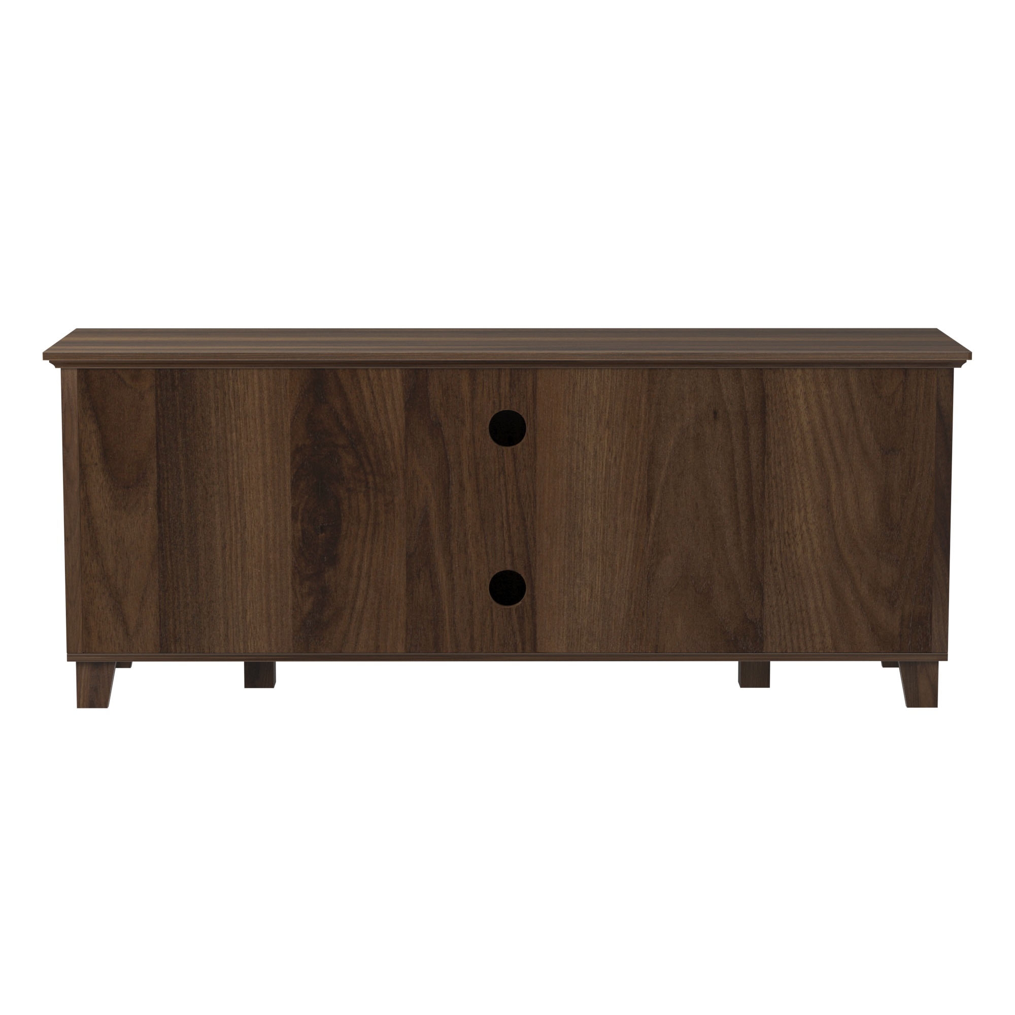 Columbus 58" TV Stand with Middle Doors - Dark Walnut - Image 3