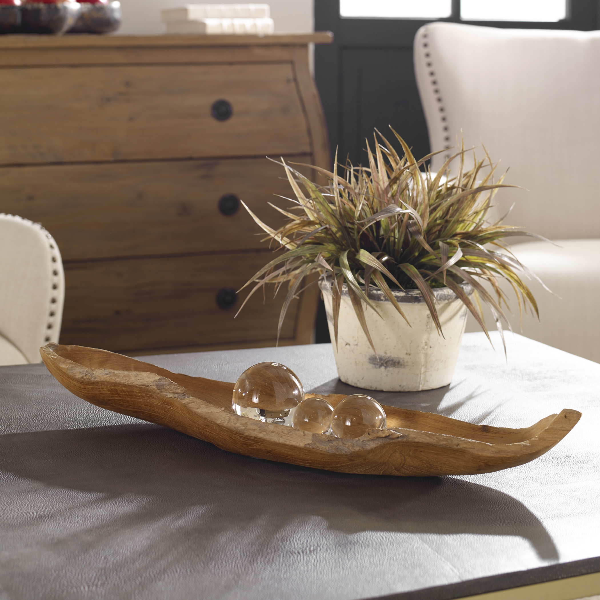 Teak Leaf Bowl - Image 1